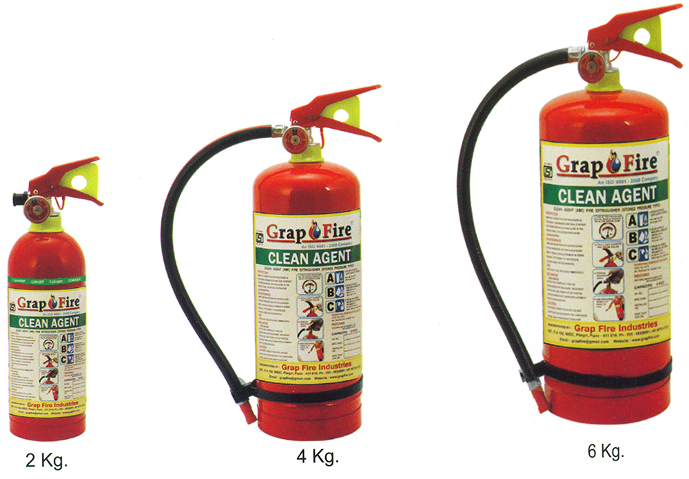 clean agent fire extinguisher